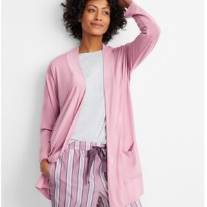 State of Day Women's Knit Open Front Cardigan, - Mauve Orchid